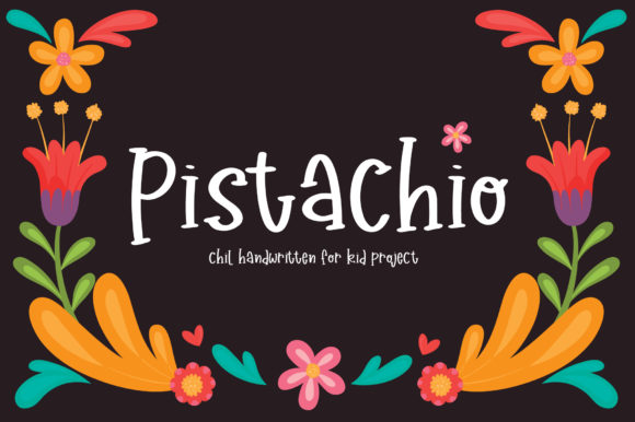 Pistachio Font Poster 1