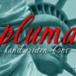 Pluma Font Poster 1