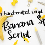 PN Banana Split Script Font Poster 1