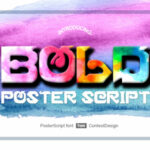 Poster Script Font Poster 1