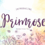 Primrose Font Poster 1