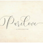 Purelove Font Poster 1