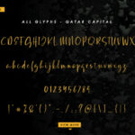 Qatar Capital Font Poster 8