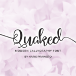 Quaked Font Poster 1