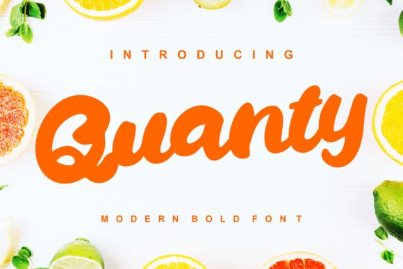 Quanty Font Poster 1