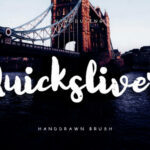 Quicksliver Font Poster 1