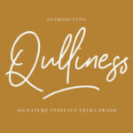 Qulliness Font Poster 6