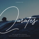 Qurates Signature Two Font Poster 1