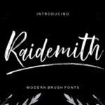 Raidemith Font Poster 1