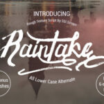 Raintake Font Poster 1