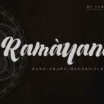 Ramayana Font Poster 1