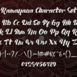 Ramayana Font Poster 3