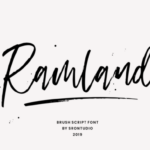 Ramland Font Poster 1