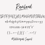 Ramland Font Poster 6