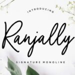 Ranjally Font Poster 1