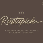 Rastapick Font Poster 1