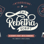 Rebetha Duo Font Poster 1