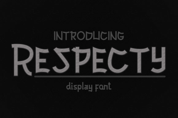 Respecty Font Poster 1