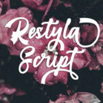 Restyla Script Font Poster 1