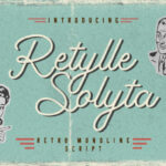 Retylle Solyta Script Font Poster 1