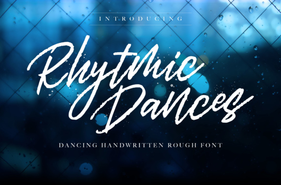 Rhytmic Dances Font Poster 1