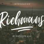 Richmans Font Poster 1