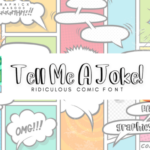 Ridiculous Comic Font Poster 3