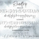 Roadtrip Font Poster 7