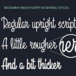 Rockaway Beach Font Poster 9