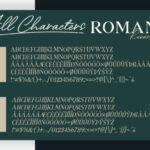 Romans Rexamples Duo Font Poster 6