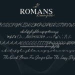 Romans Rexamples Duo Font Poster 7