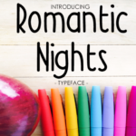 Romantic Nights Font Poster 1