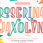 Roserina Jaxolyn Font Poster 1