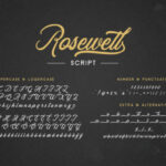 Rosewell Family Font Poster 7