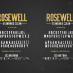 Rosewell Family Font Poster 9