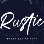 Rustic Font Poster 1