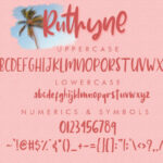 Ruthyne Font Poster 9