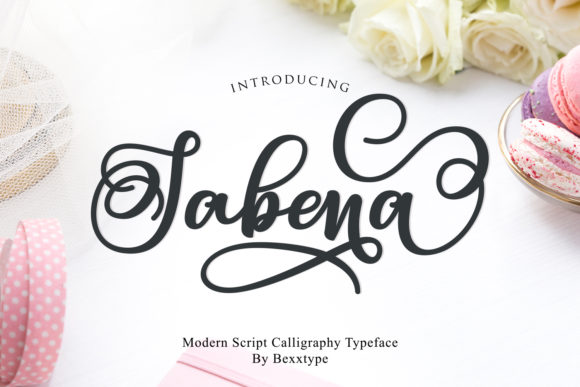 Sabena Script Font Poster 1