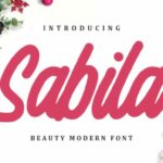 Sabila Font Poster 1