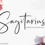 Sagitarius Font Poster 1