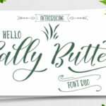 Sally Butter Font Poster 1