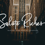 Salute Riches Font Poster 1