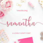 Samantha Font Poster 1