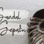 Sandal Sepatu Font Poster 1