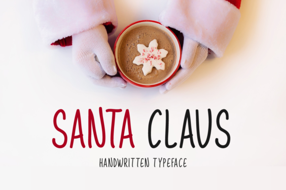 Santa Claus Font Poster 1