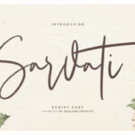 Sarvati Font Poster 1