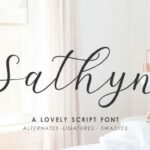 Sathyn Font Poster 1