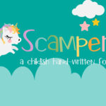 Scamper Font Poster 1