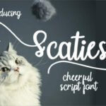 Scaties Font Poster 1