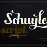 Schuyler Script Font Poster 1